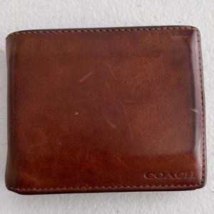 Coach slim billfold wallet